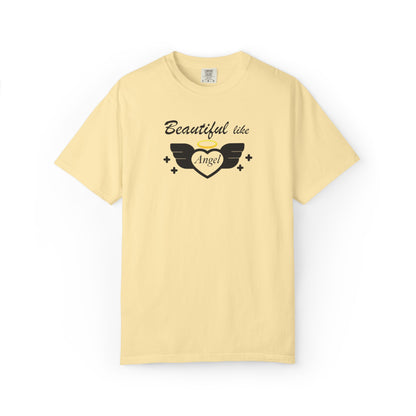 Beautiful Like Angel Politeness Tee Confidence Boost Stunning Gracefulness Unisex Heavy Cotton T-Shirt