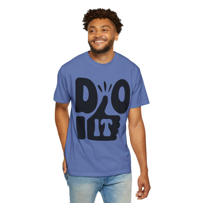 Do It Finding Peace Trendy Tee Overcoming Challenges Stay Positive Trust The Process Unisex Heavy Cotton T-Shirt