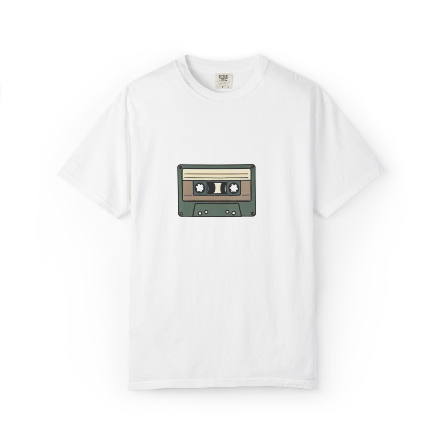 Audio Cassette - of Unisex Garment-Dyed T-shirt