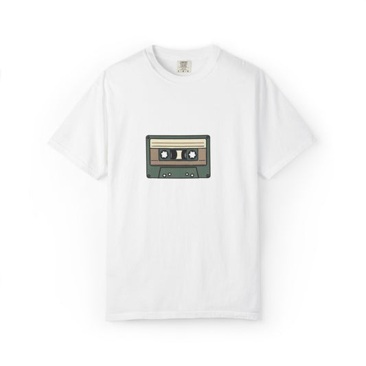 Audio Cassette - of Unisex Garment-Dyed T-shirt