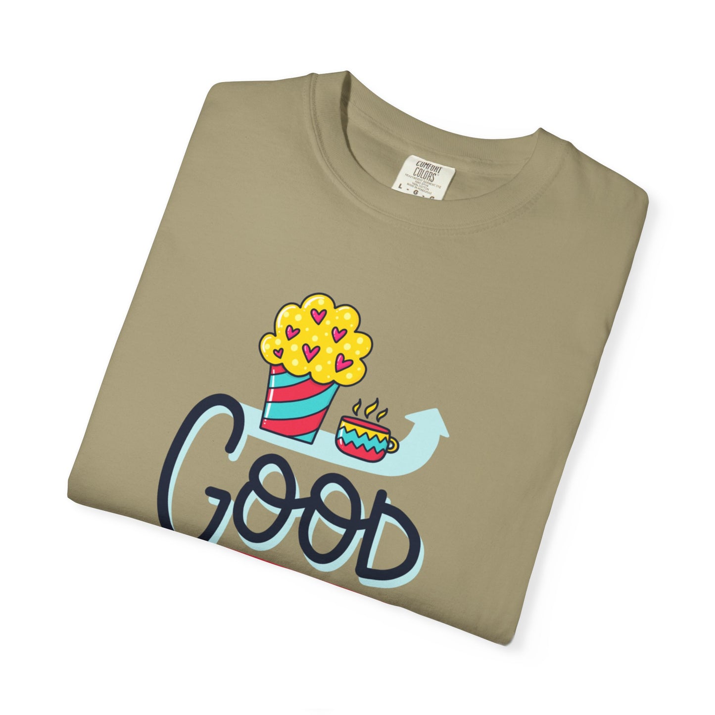 Good Morning Lazy Day Achiever Morning Champion Tee Daily Victory Sleep Defeated Unisex Heavy Cotton T-Shirt