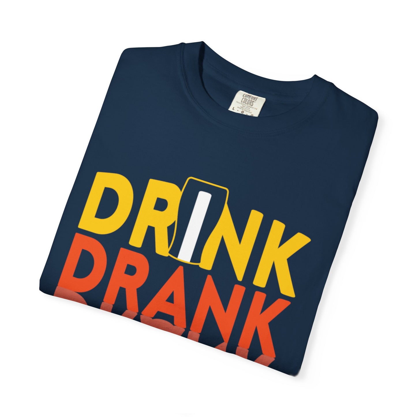 Funny Drink Drank Drunk Want To Drink Beer sarcastic Beer Glass Sip & Smile Unisex Heavy Cotton T-Shirt