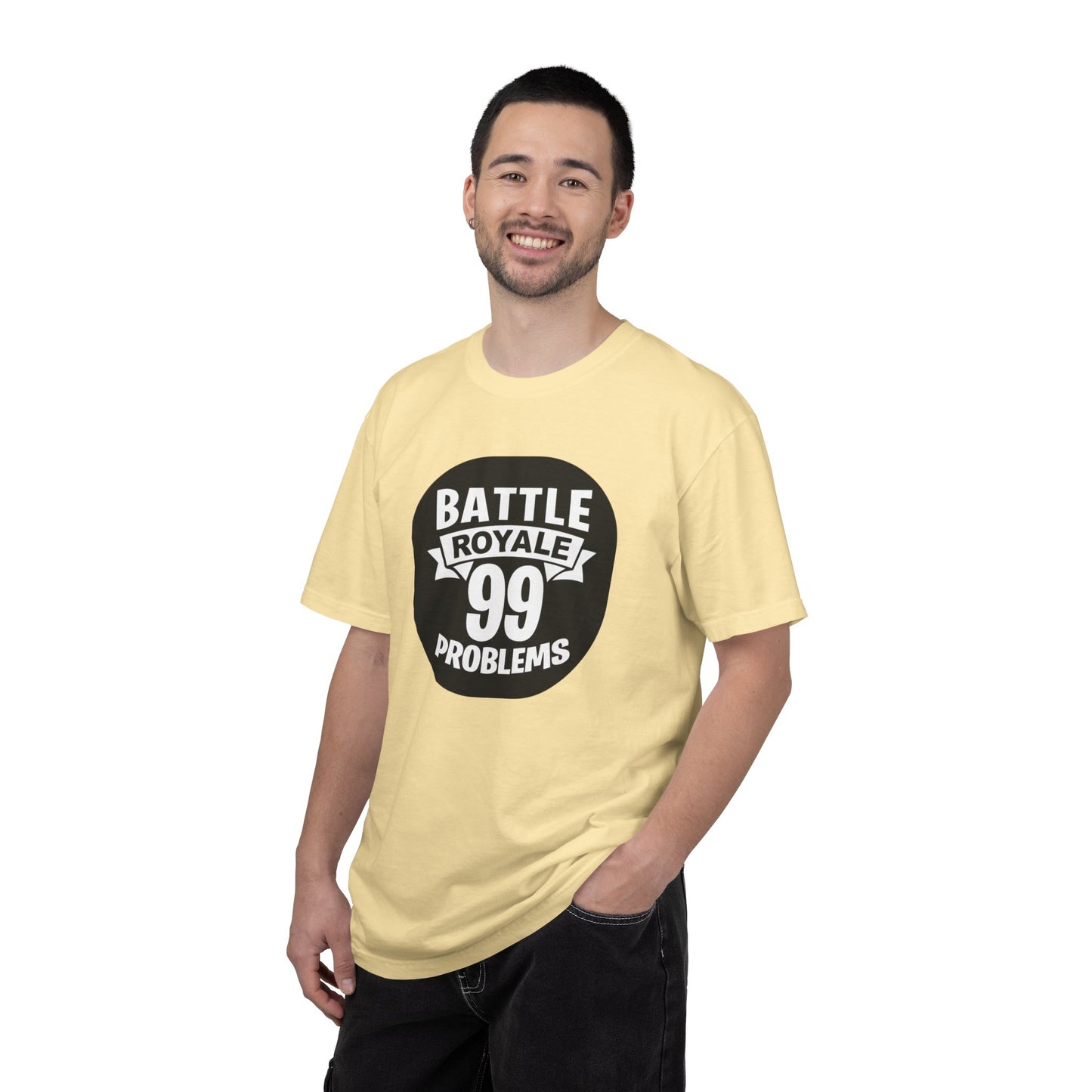 Battle Royal Multiplayer Madness Tee Thrilling Elimination High-Stakes Combat Unisex Heavy Cotton T-Shirt