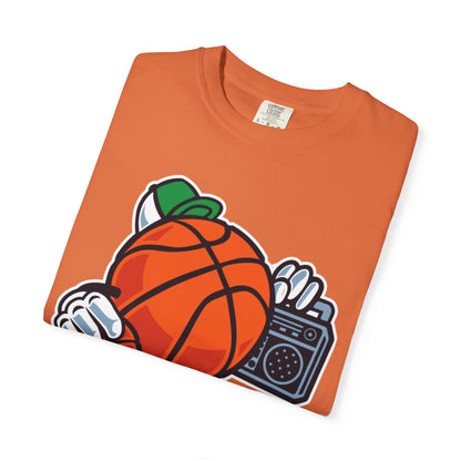 Funny Street Basketball Court King Queens Basketball Lovers Tee Slam Dunk Net Warriors Unisex Heavy Cotton T-Shirt