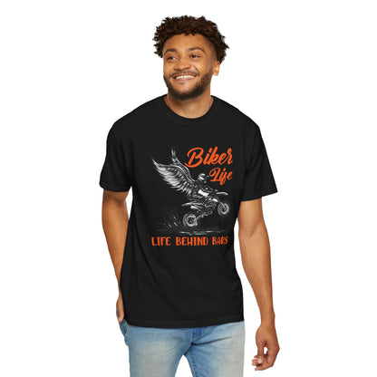 Thriller Live Behind Bars Secret Of Life Journey Over Destination Two Wheeled Adventures Unisex Heavy Cotton T-Shirt