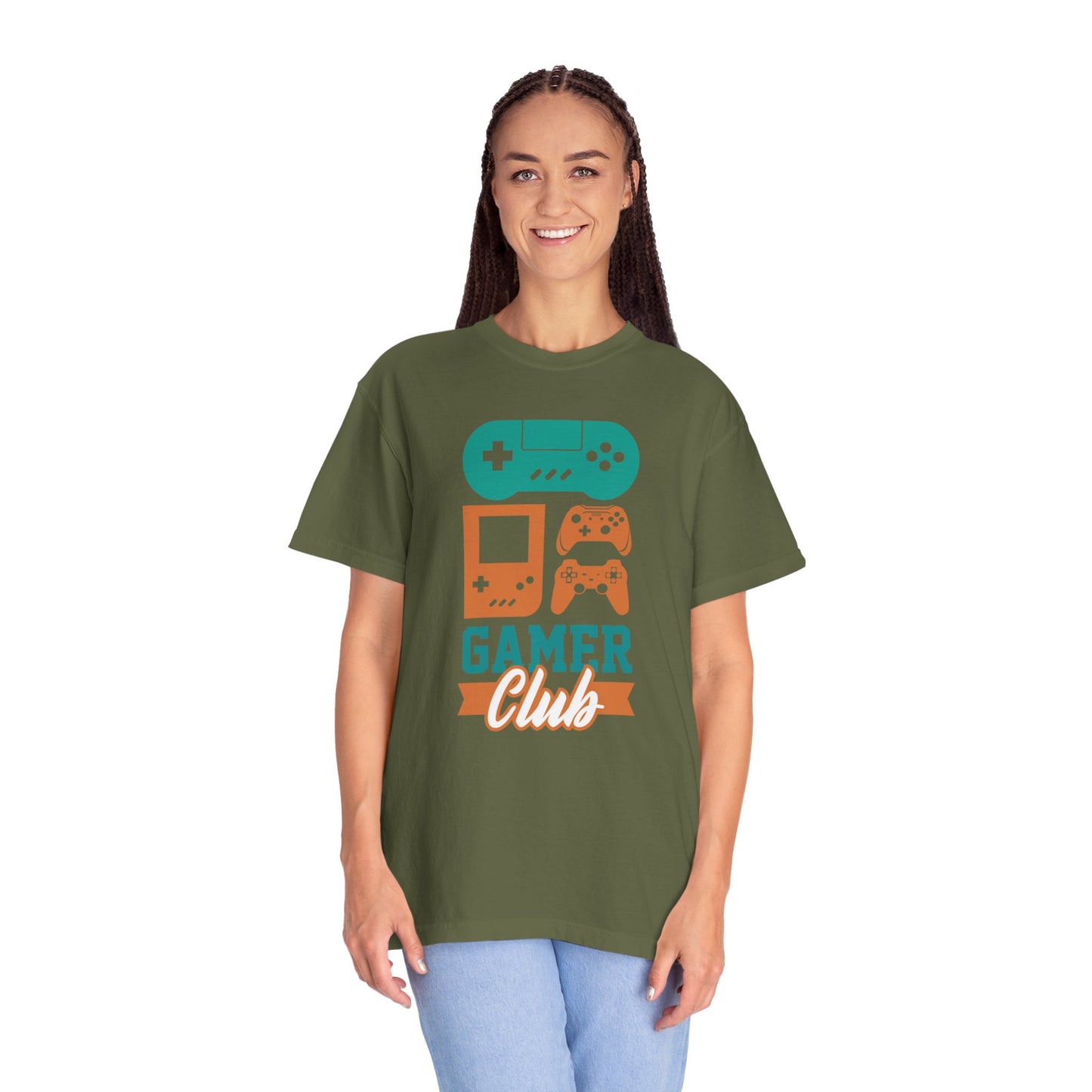 Funny Gamer Club Sarcastic Retro Gaming Gaming Consoles Gaming Community Unisex Heavy Cotton T-Shirt