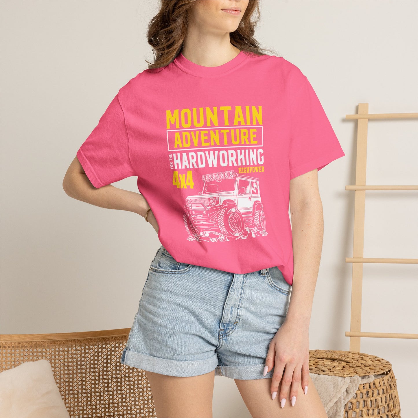 Thriller Mountain Adventure Mountain Explorer Sarcastic Alpine Discover Unisex Heavy Cotton T-Shirt