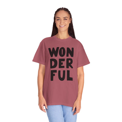 Wonderful Encouragement Self-belief Tee Moral Support Hopefulness Positivity Beautiful Unisex Heavy Cotton T-Shirt