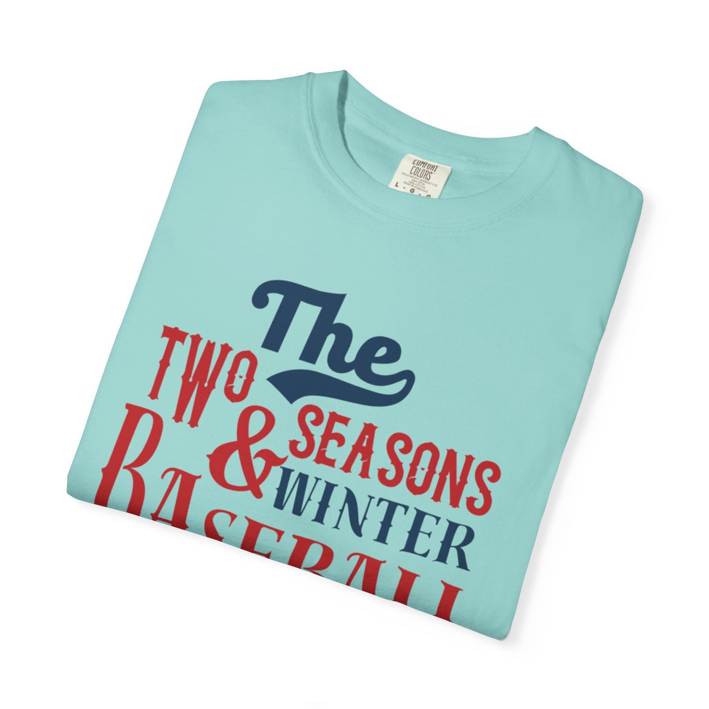 The Two Seasons Winter & Baseball Pitcher’s Snow Peace Tee Scoreboard Smiles Inning Of Joy Unisex Heavy Cotton T-Shirt