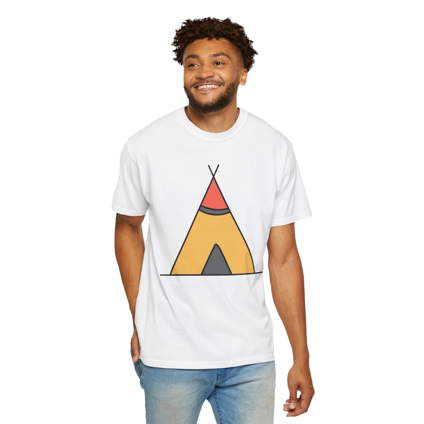 Camping  Adventure Lovers Tee Nature Exploration Bonfire Travel Van Unisex Heavy Cotton T-Shirt