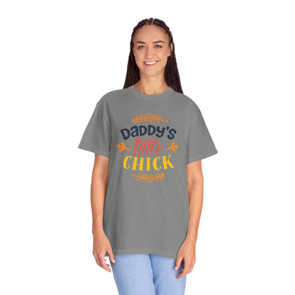 Daddy’s Little Chick Confidence Tee Elegance Charming Appealing Beauty Easter Celebration Unisex Heavy Cotton T-Shirt