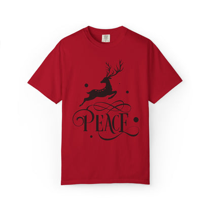 Peace Harmony Unity Peacemakers Tee Merry Christmas Festival Snowflakes Season Of Joy Unisex Heavy Cotton T-Shirt