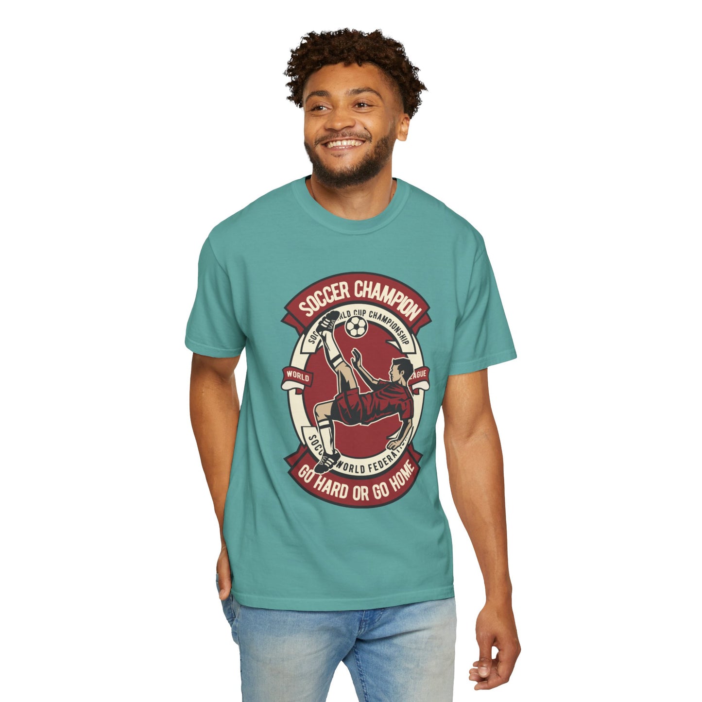 Soccer Champion Heartwarming Sweet Tee Charismatic Passion Unisex Heavy Cotton T-Shirt
