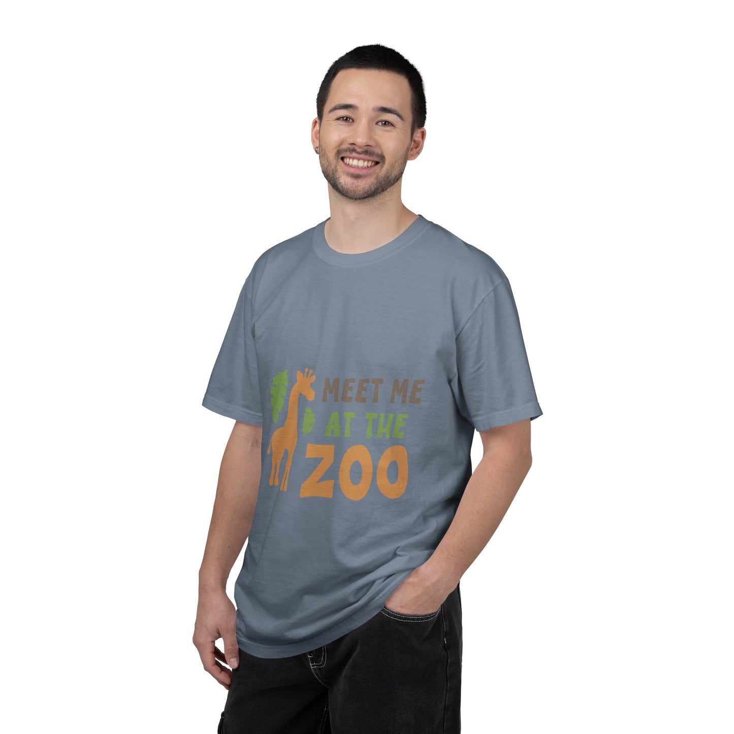 Meet Me At Zoo Wildlife Conservation Tee Animal Welfare Safari Aquarium Outreach Programs Unisex Heavy Cotton T-Shirt