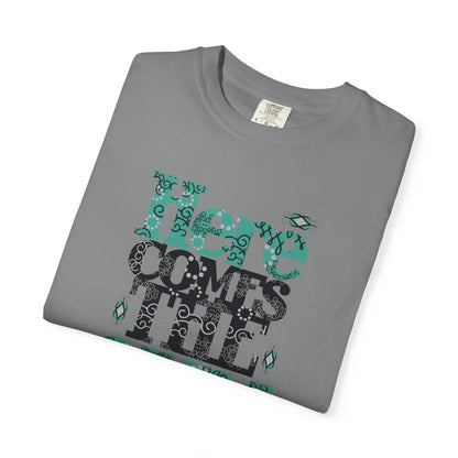 Here Comes The Sun Sunrise Beach Days Heartwarming Lovely Trendy Tee Adorable Warm Weather Unisex Heavy Cotton T-Shirt