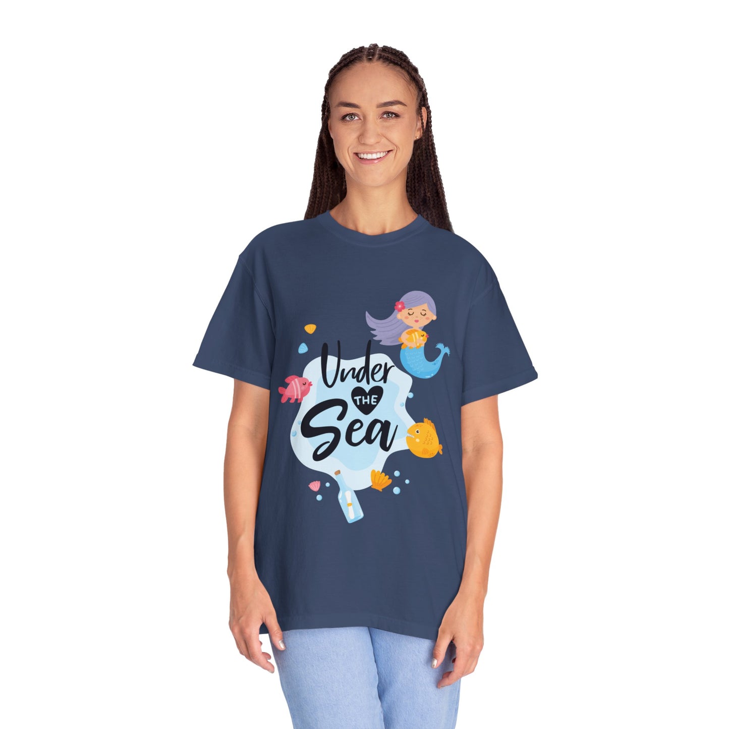 Under The Sea Oceanic Enchantment Tee Marine Life Wonders Unseen Depths Unisex Heavy Cotton T-Shirt