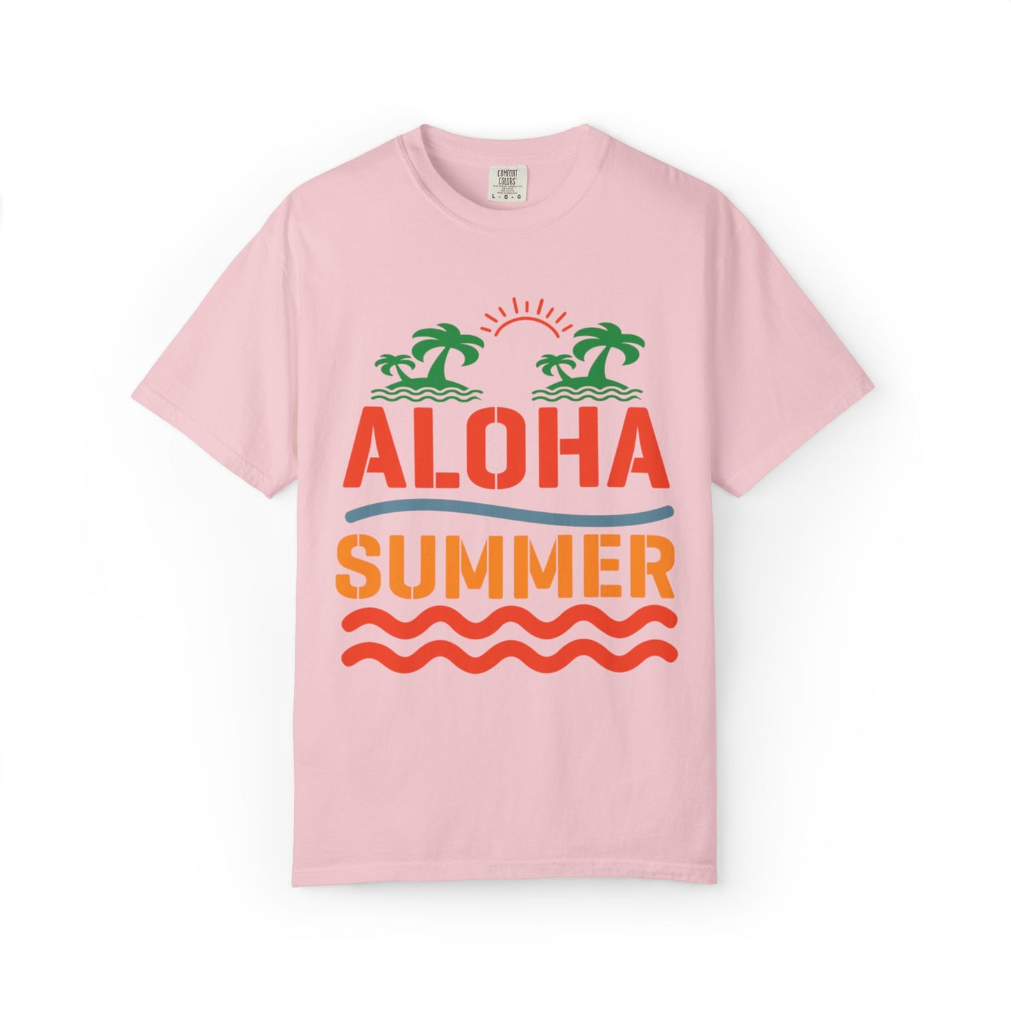 Exciting Aloha Summer Sunshine Beach Days White Sand Summer Camp Vacation Mode Sunny Days Unisex Heavy Cotton T-Shirt
