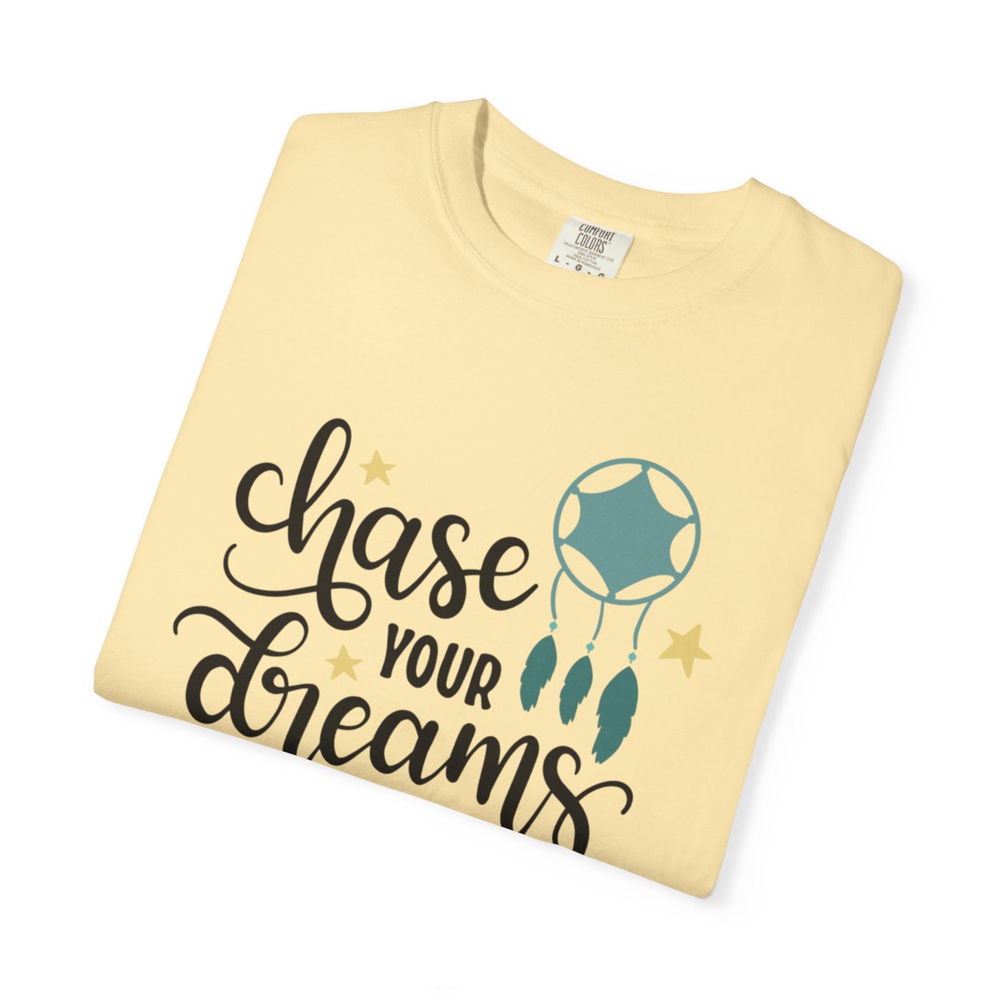 Chase Your Dreams Creativity Imagination Tee Determination Reach For The Stars Unisex Heavy Cotton T-Shirt
