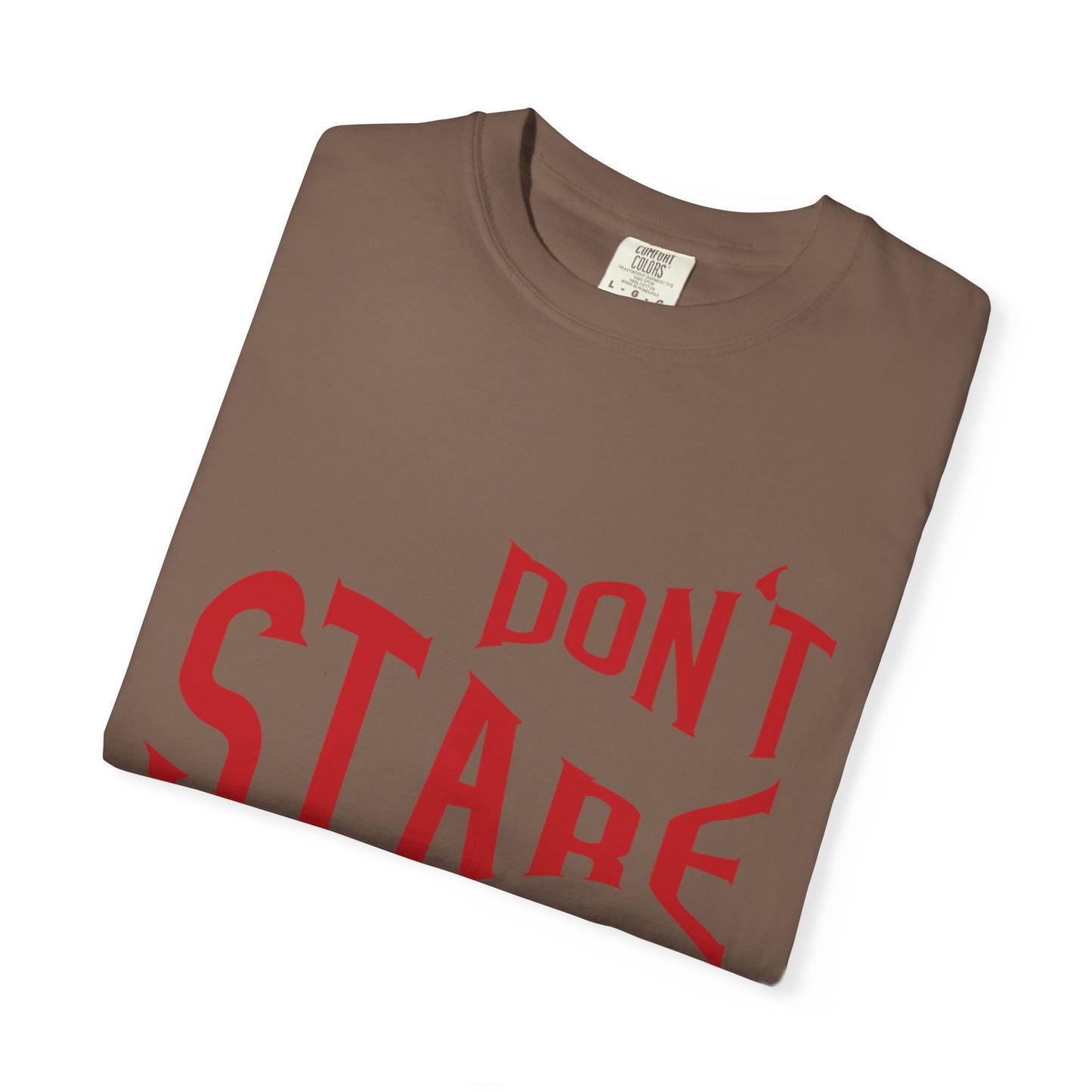 Don’t Stare Me Politeness Tee Personal Space Self-Consciousness Respect Boundaries Unisex Heavy Cotton T-Shirt