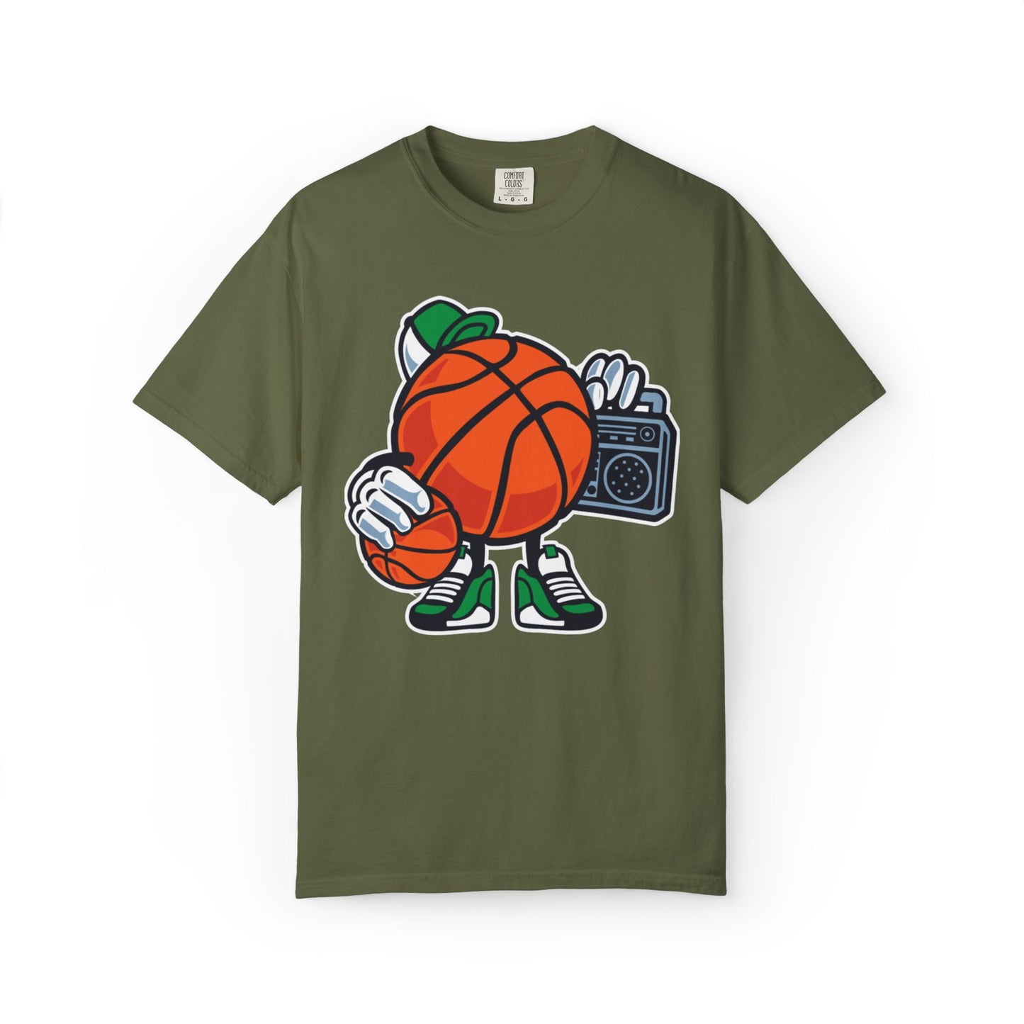 Funny Street Basketball Court King Queens Basketball Lovers Tee Slam Dunk Net Warriors Unisex Heavy Cotton T-Shirt