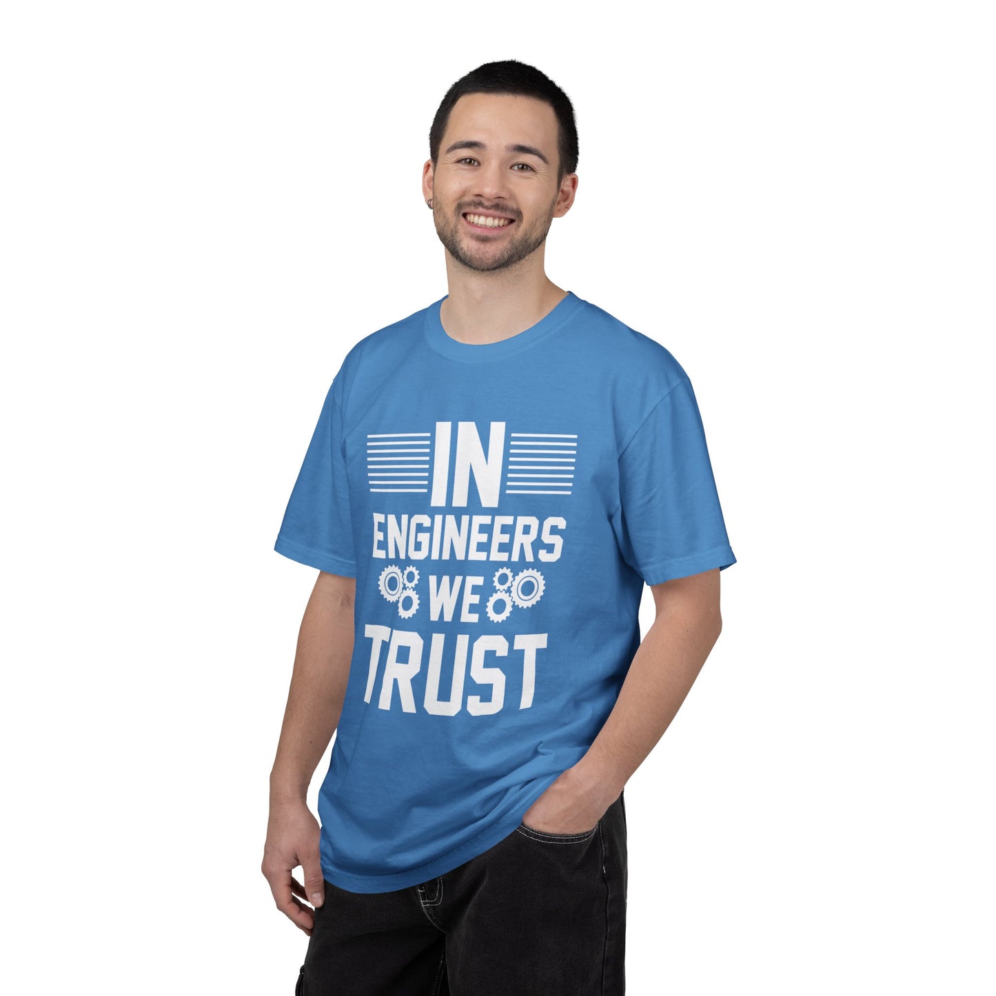 In Engineers We Trust Critical Thinking Problem-Solving Sarcastic Adaptability Unisex Heavy Cotton T-Shirt