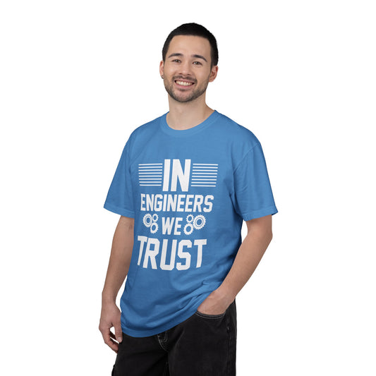 In Engineers We Trust Critical Thinking Problem-Solving Sarcastic Adaptability Unisex Heavy Cotton T-Shirt