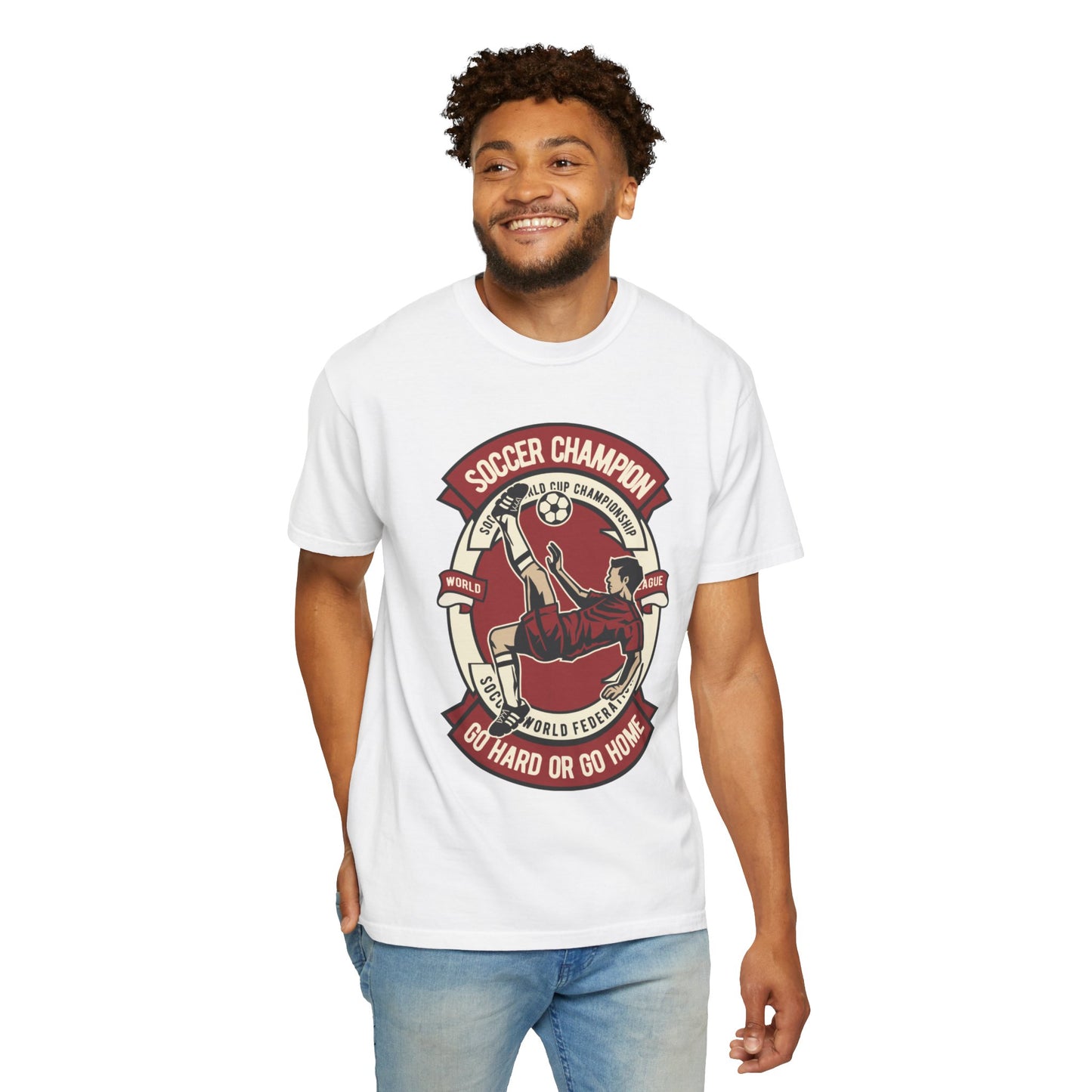 Soccer Champion Heartwarming Sweet Tee Charismatic Passion Unisex Heavy Cotton T-Shirt