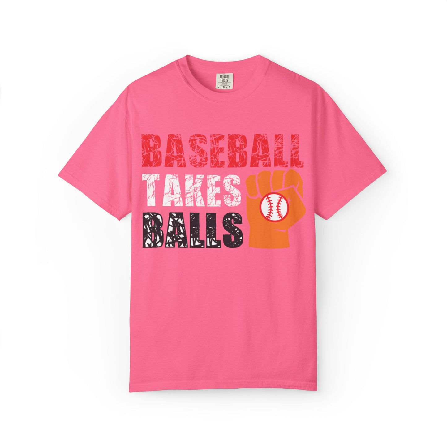 Baseball Takes Ball Defensive Prowess Tee Fielding Excellence Outfield Expertise Unisex Heavy Cotton T-Shirt