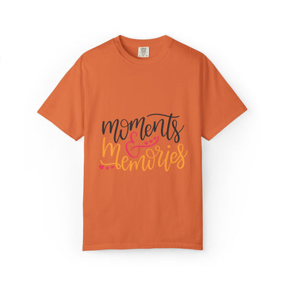 Moments & Memories Chapters Of Life Precious Moments Tee Recollections Meaningful Experiences Nostalgia  Unisex Heavy Cotton T-Shirt