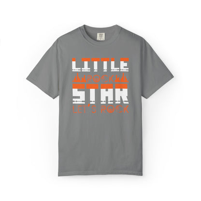 Thrilling Little Rock Star Born To Rock Rock And Roll Passion Rocker At Heart Rock Enthusiasm Unisex Heavy Cotton T-Shirt