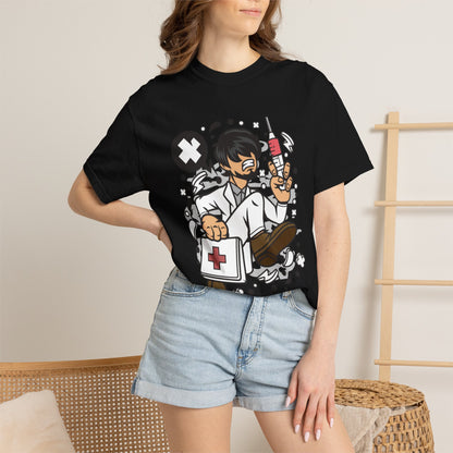 Doctor Superpower Medical Mastery Wellness Warriors Tee Medical Mentor Unisex Heavy Cotton T-Shirt