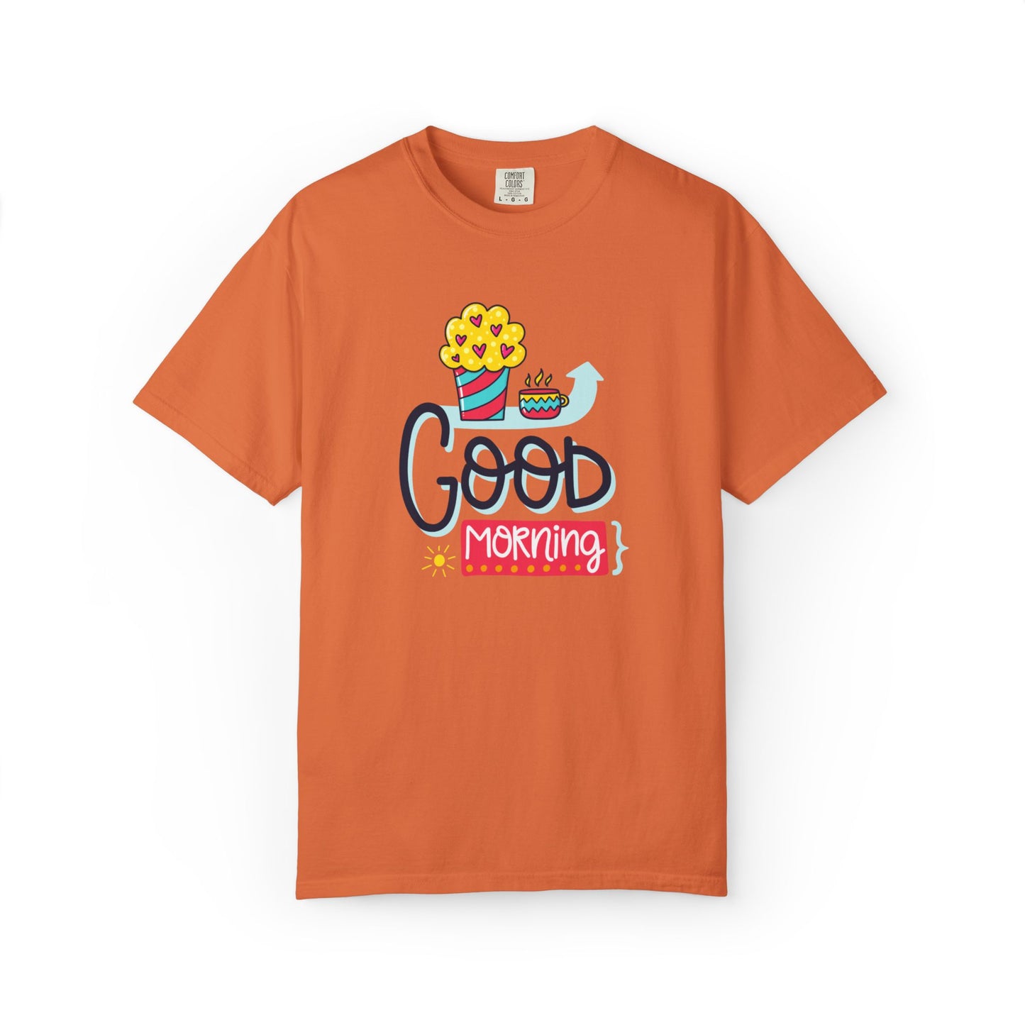 Good Morning Lazy Day Achiever Morning Champion Tee Daily Victory Sleep Defeated Unisex Heavy Cotton T-Shirt