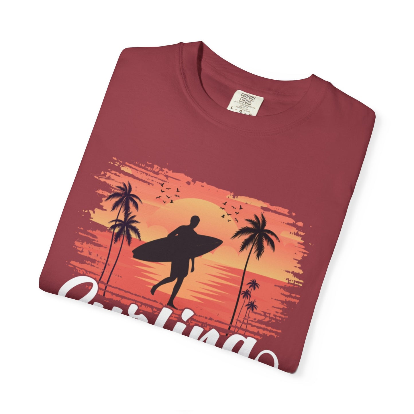 Exciting Surfing Catch The Wave Barrels & Breaks Shortboard Beach Vibes Unisex Heavy Cotton T-Shirt
