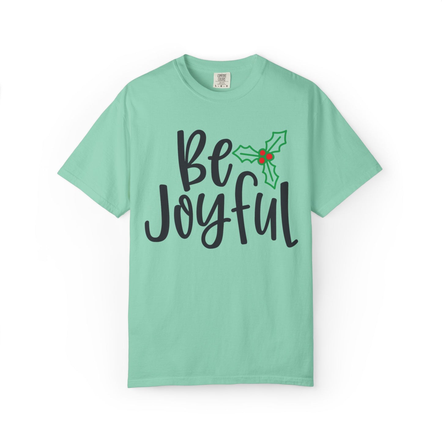 Be Joyful Festival Season Tee Twinkle Lights New Year Celebration Merry Christmas Noel Delight Unisex Heavy Cotton T-Shirt