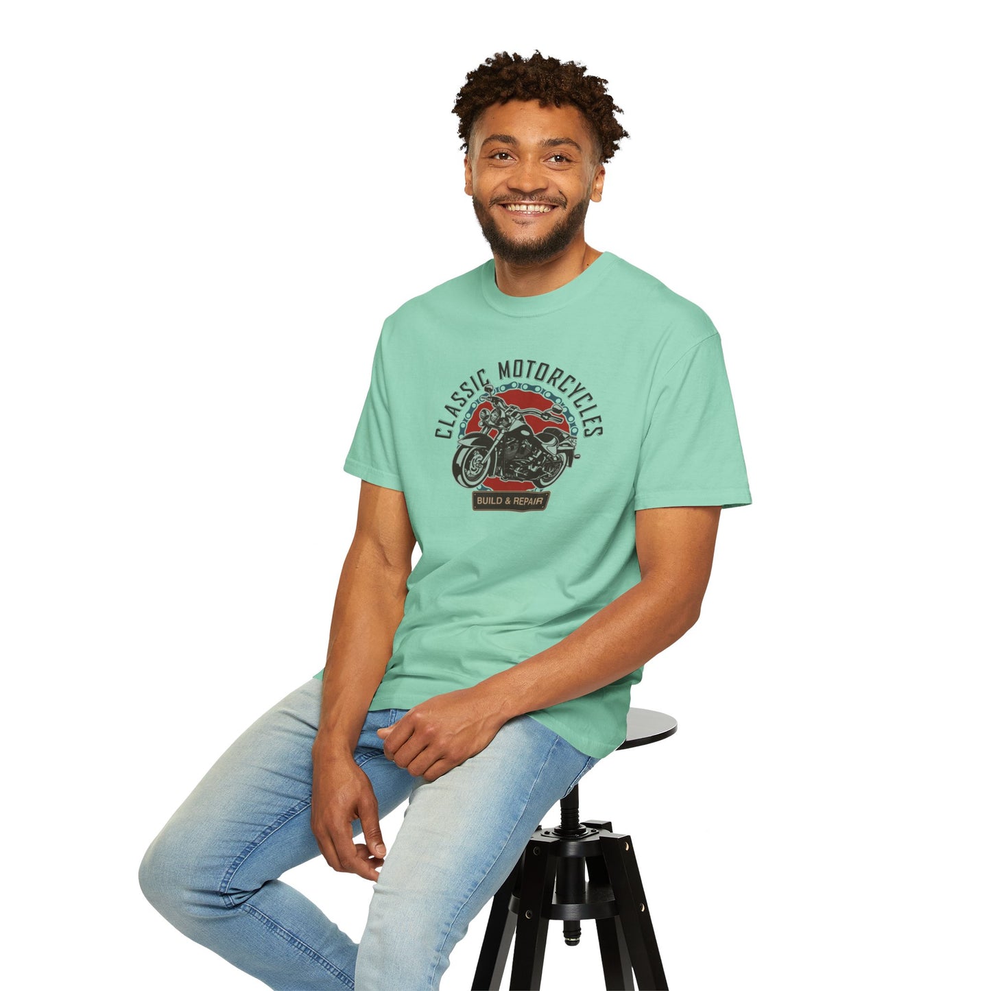 Classic Motorcycles Custom Engine Club Motorbike Lovers Trendy Tee High-speed Rider Adventure Racer Unisex Heavy Cotton T-Shirt
