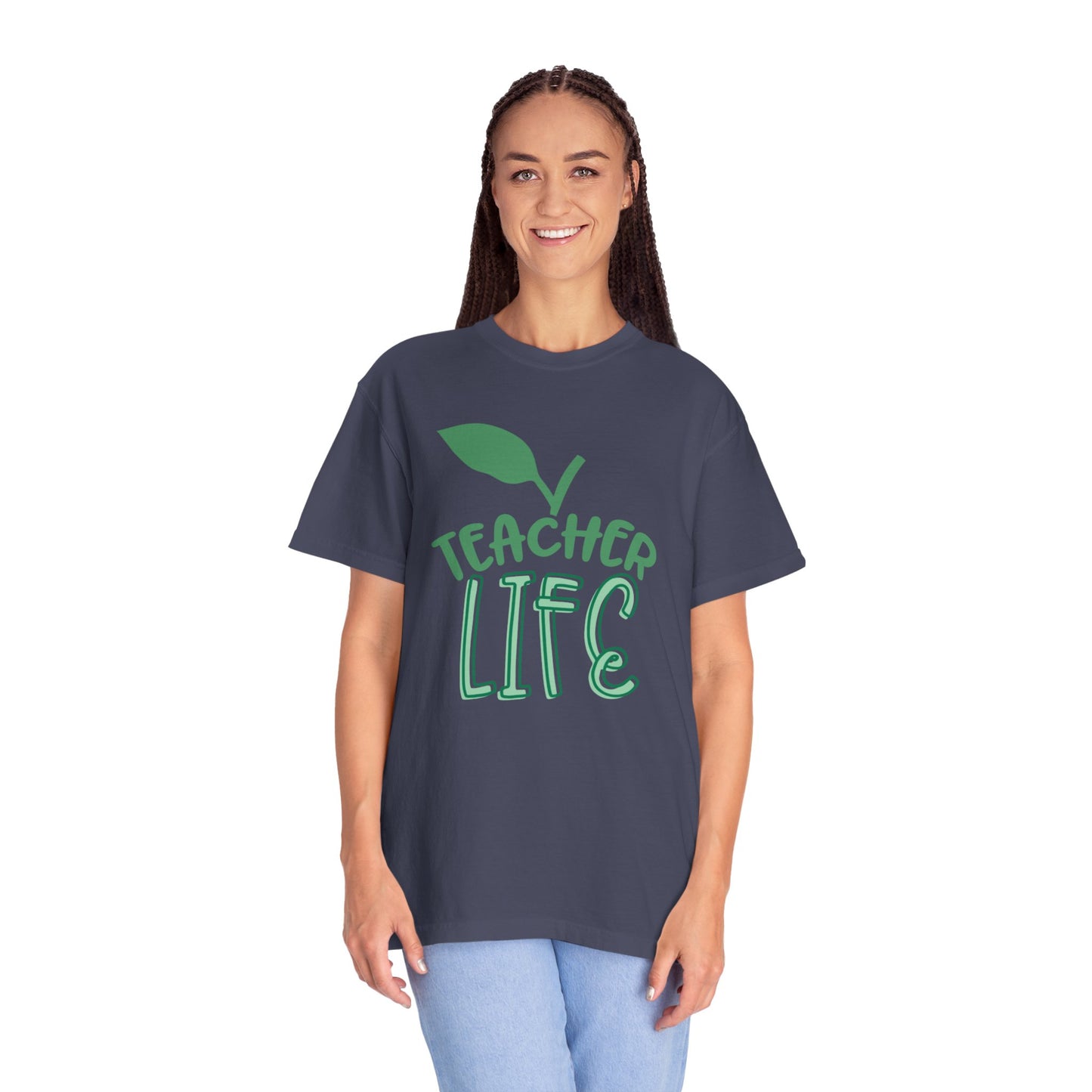 Teacher Life Role Model Supportive Learning Positive Reinforcement Moral Values Unisex Heavy Cotton T-Shirt