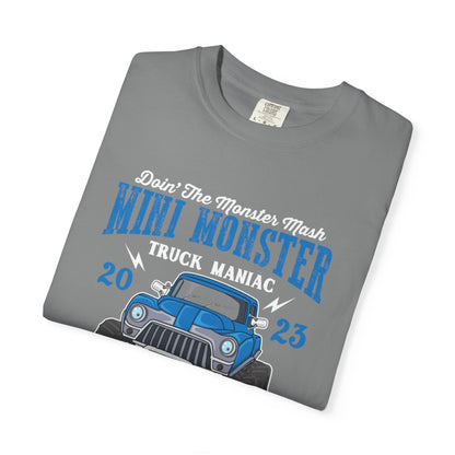 Funny Mini Monster Truck Manic Speed Truck Power Sarcastic Extreme Adventure Four-Wheel Drive Unisex Heavy Cotton T-Shirt
