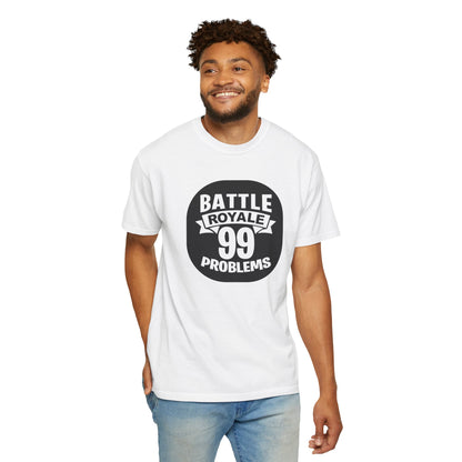 Battle Royal Multiplayer Madness Tee Thrilling Elimination High-Stakes Combat Unisex Heavy Cotton T-Shirt