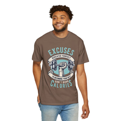 100% cotton (fiber content may vary for different colors) Medium fabric (5.3 oz/yd² (180 g/m²)) Dedicated Yourself To Becoming Your Best Don’t Burn Calories Unisex Heavy Cotton T-Shirt