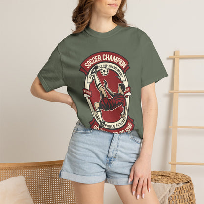 Soccer Champion Heartwarming Sweet Tee Charismatic Passion Unisex Heavy Cotton T-Shirt