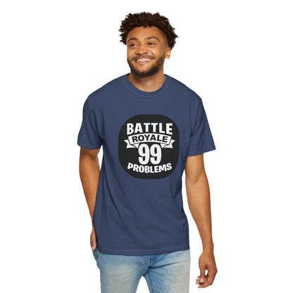 Battle Royal Multiplayer Madness Tee Thrilling Elimination High-Stakes Combat Unisex Heavy Cotton T-Shirt