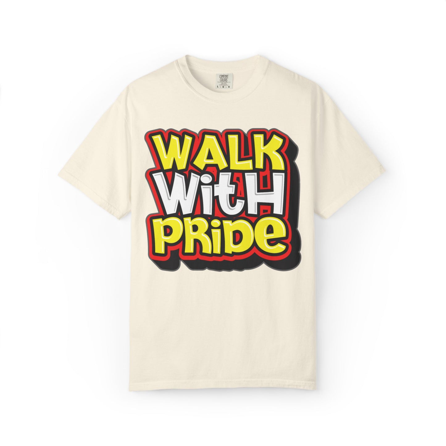 Walk With Pride Confidence Tee Aspiration Mindfulness Integrity Empowerment Unisex Heavy Cotton T-Shirt