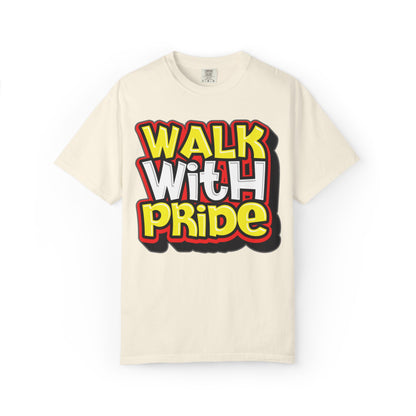 Walk With Pride Confidence Tee Aspiration Mindfulness Integrity Empowerment Unisex Heavy Cotton T-Shirt