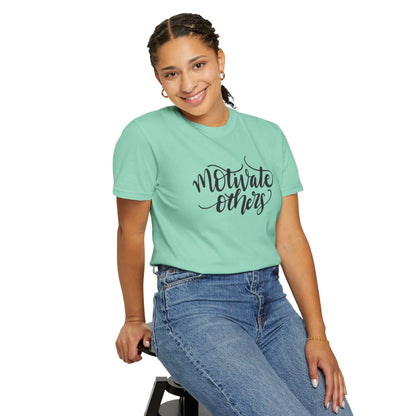 Motivate Others Leadership Inspiration Tee Positive Feedback Passion Self-Belief Professional Attitude Unisex Heavy Cotton T-Shirt