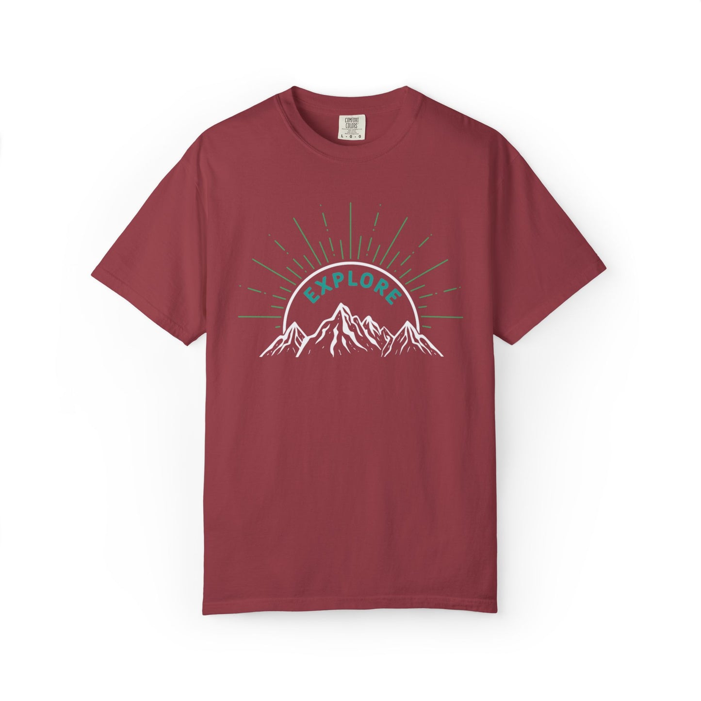 Funny Explore Mountain Adventure Tee Sarcastic Alpine Discover Camping Forest Unisex Heavy Cotton T-Shirt