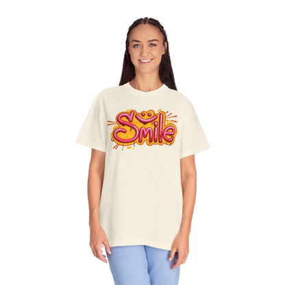 Smile Unisex Garment-Dyed T-shirt