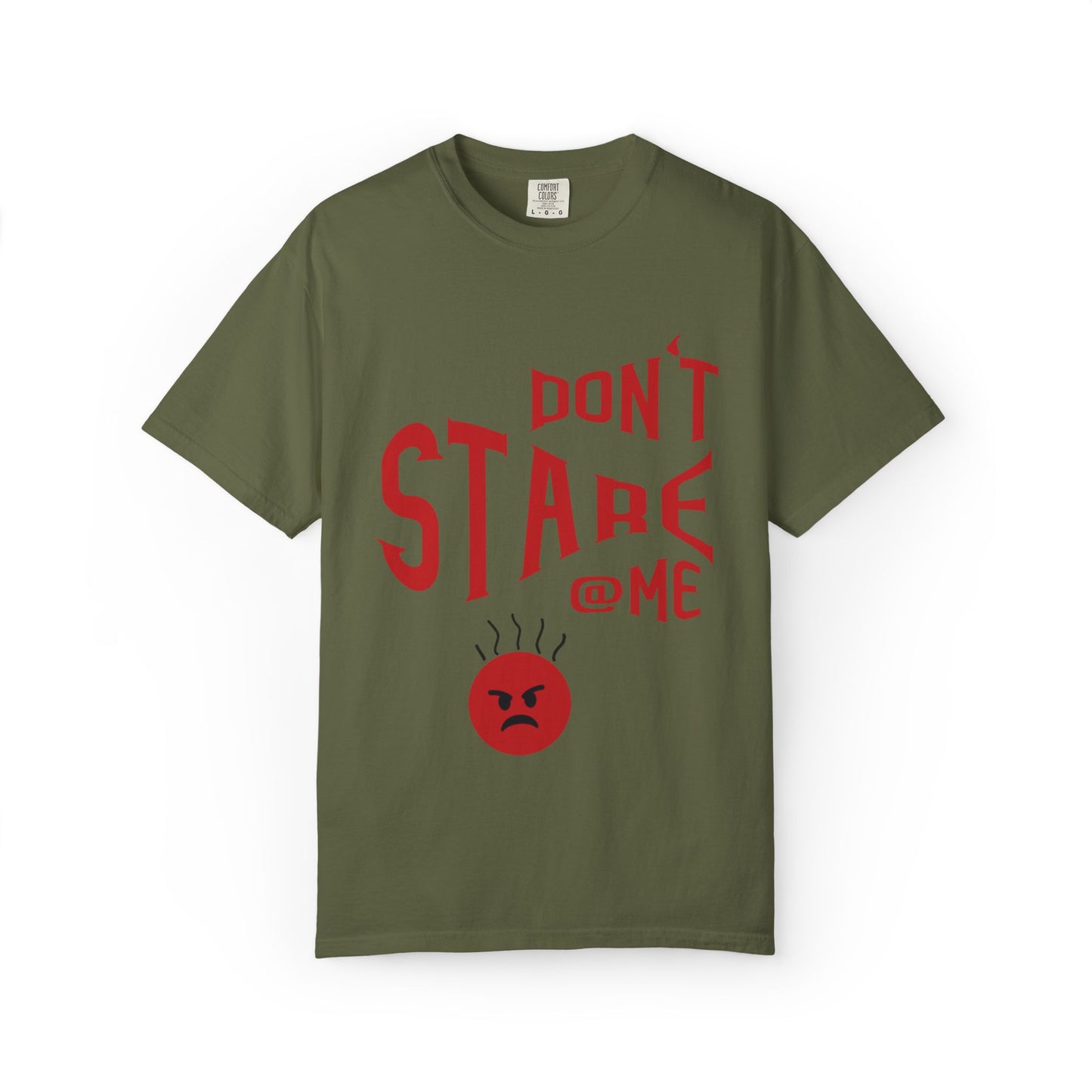 Don’t Stare Me Politeness Tee Personal Space Self-Consciousness Respect Boundaries Unisex Heavy Cotton T-Shirt