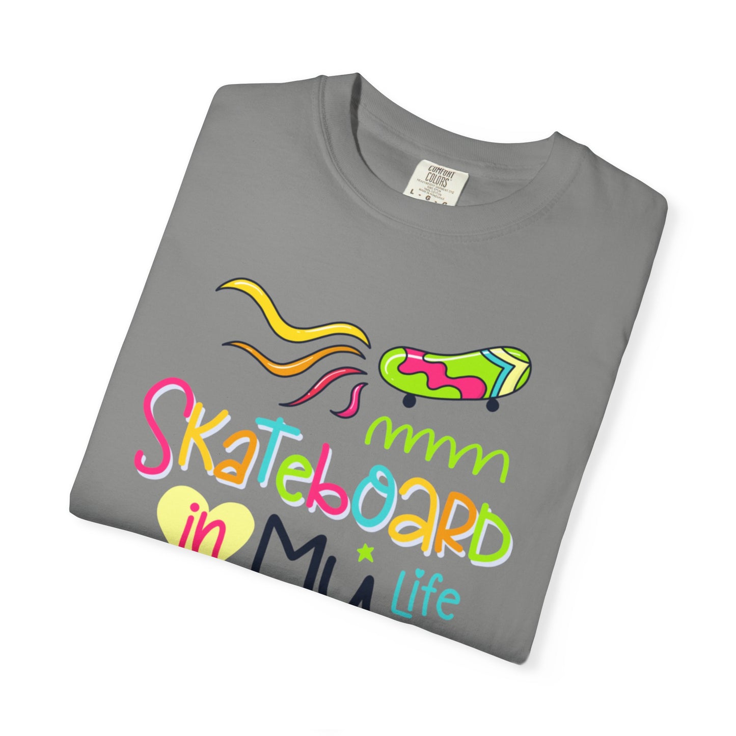 Skateboard In My Life Skater Competitions Boarding Fitness Tee Unisex Heavy Cotton T-Shirt