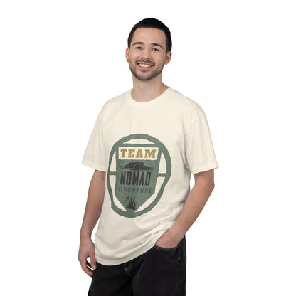 Team Nomad Constant Movement Discovery Freedom Adventure Enthusiasts Unisex Heavy Cotton T-Shirt