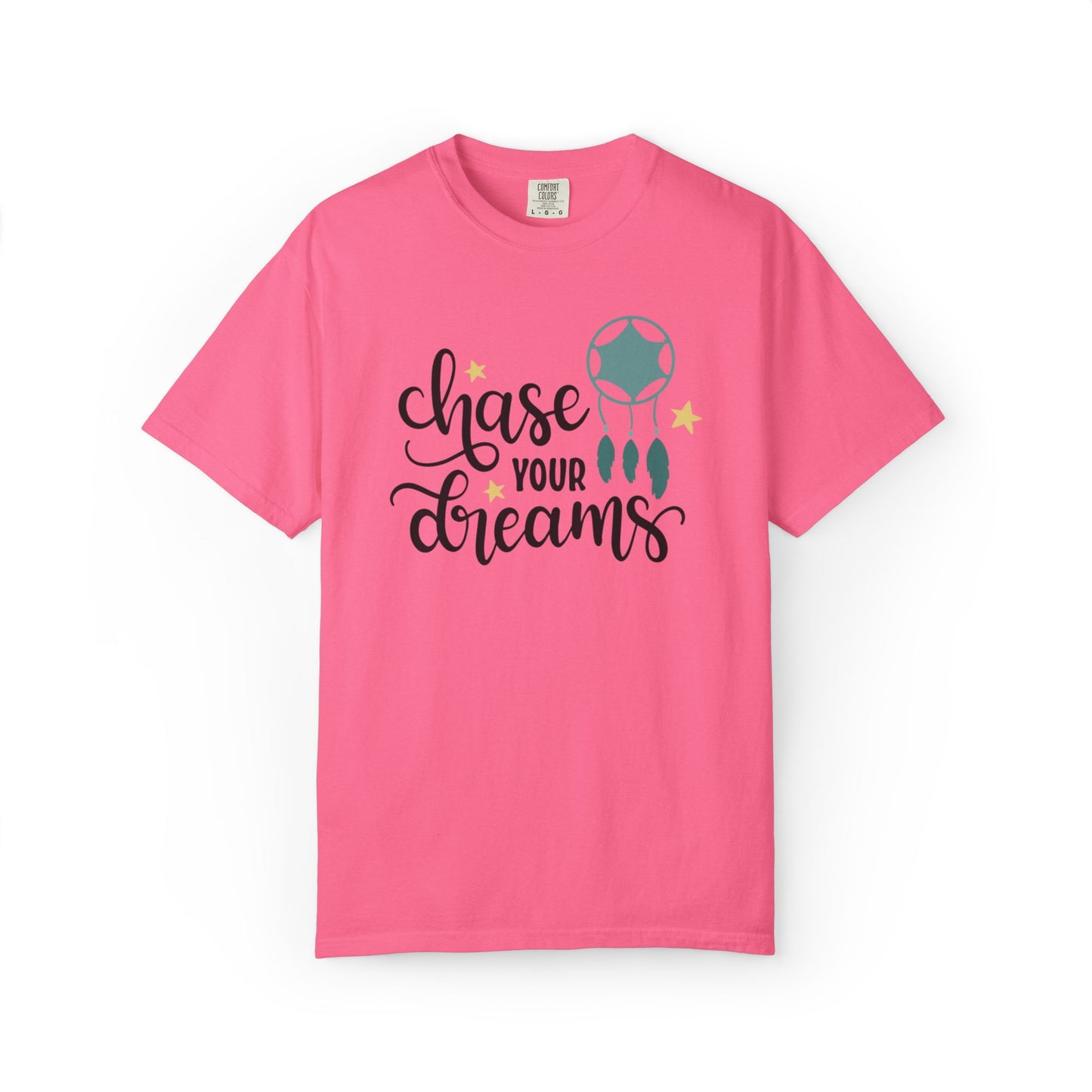 Chase Your Dreams Creativity Imagination Tee Determination Reach For The Stars Unisex Heavy Cotton T-Shirt